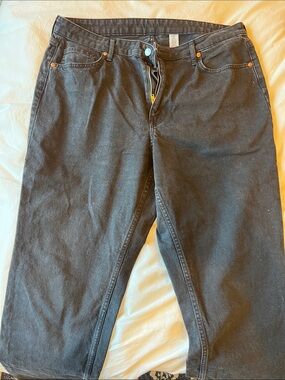 Women’s &Denim  Black Jeans - Curvy Fit Vintage Straight Hight Waist